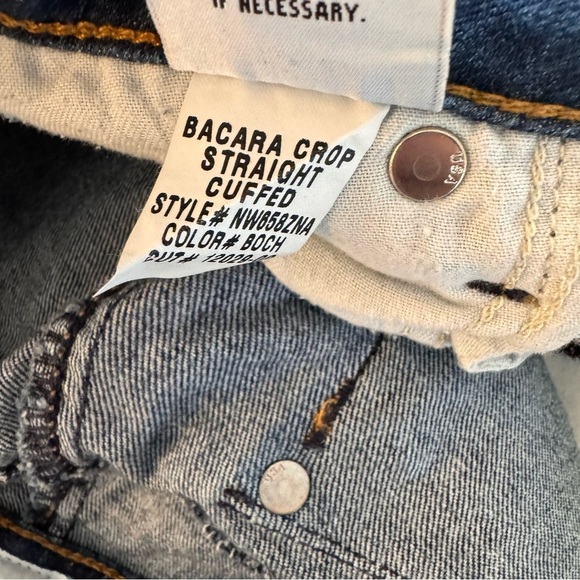 Hudson‎ Bacara Crop Straight Cuffed Jean 26 - Picture 5 of 5